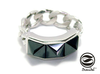 Three-Spike Chain Ring レディー 指輪 / リング