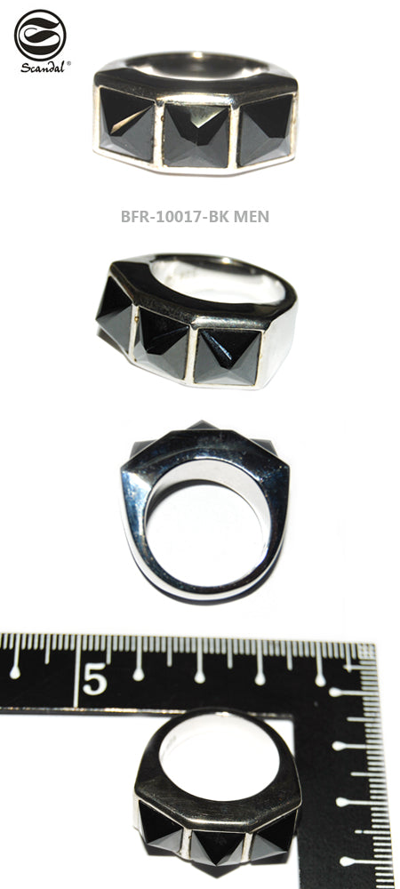 Three Black Spikes Ring シルバー 指輪 / リング