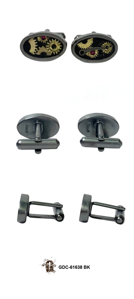 Tokei Black Cufflink