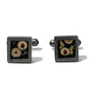 Tokei Black Square Cufflink