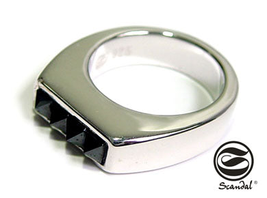 Top Square Punk Ring レディー 指輪 / リング