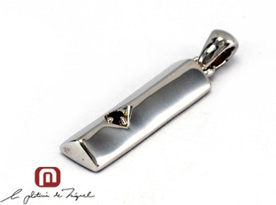 Triangle Pillar Pendant シルバー ペンダント