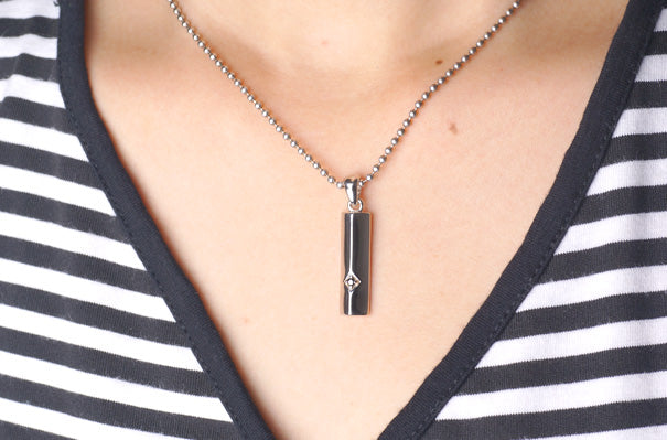 Triangle Pillar Pendant シルバー ペンダント