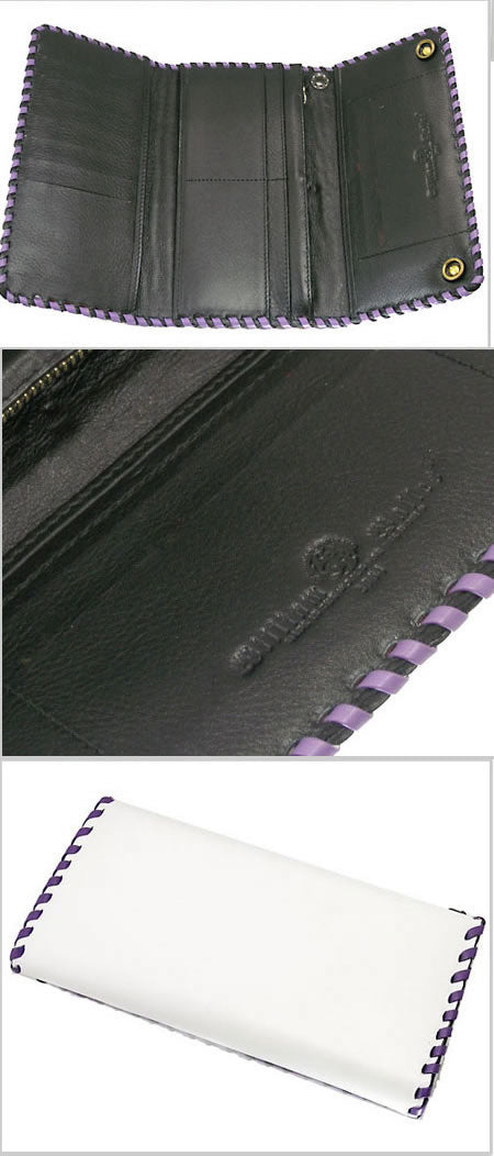Tribal Hex Salmon Wallet レザー 財布 / ウォレット