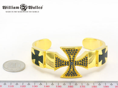 Triple Cross Bangle GOLD