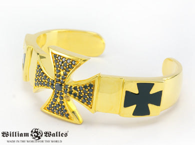 Triple Cross Bangle GOLD