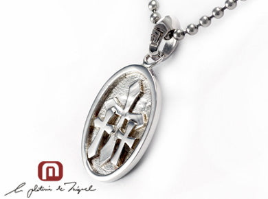 Triple Cross Medallion シルバー ペンダント
