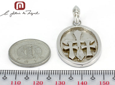 Triple Cross Medallion シルバー ペンダント