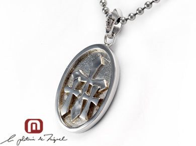 Triple Cross Medallion シルバー ペンダント