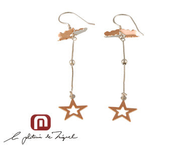 Two Star Butterfly シルバー ピアス
