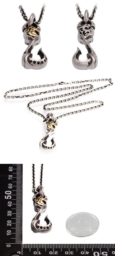 Unicorn Hook Pendant シルバー ペンダント