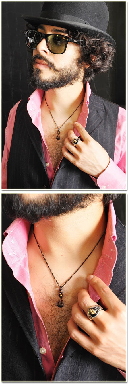 Unicorn Hook Pendant シルバー ペンダント