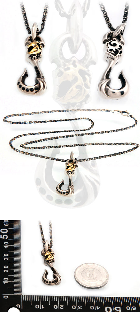 Unicorn Hook Pendant シルバー ペンダント