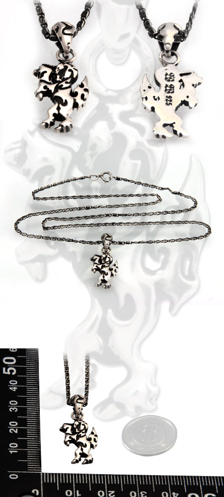 Upright Unicorn Pendant シルバー ペンダント