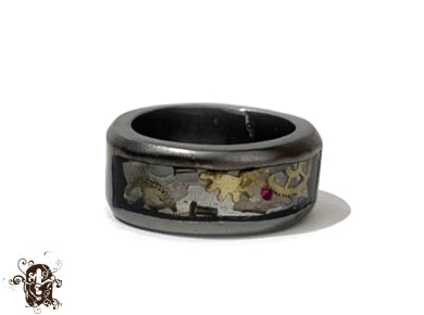 Watchtype Ring BK
