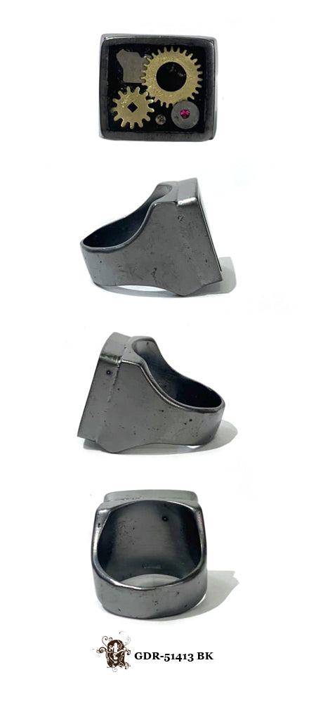 Watchtype Ring BK