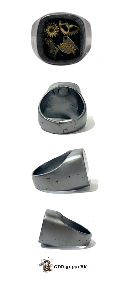 Watchtype Ring BK
