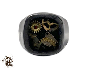 Watchtype Ring BK
