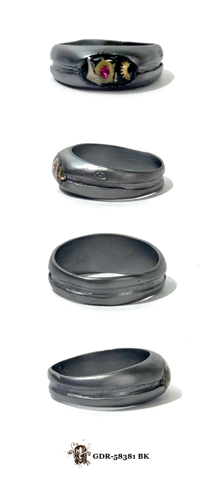 Watchtype Ring BK