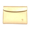 WHITE LEATHER ORGANIZER