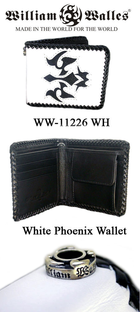 White Phoenix Wallet レザー 財布 / ウォレット