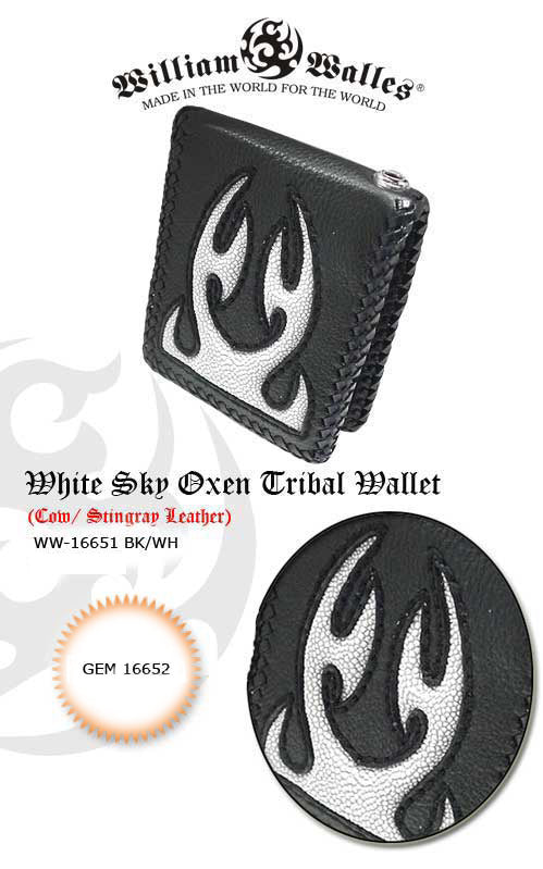 White Sky Oxen Tribal Wallet レザー 財布 / ウォレ&