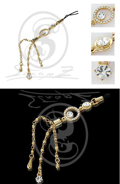 White Stone Chain Strap