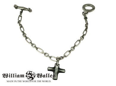 William Black Cross Bracelet
