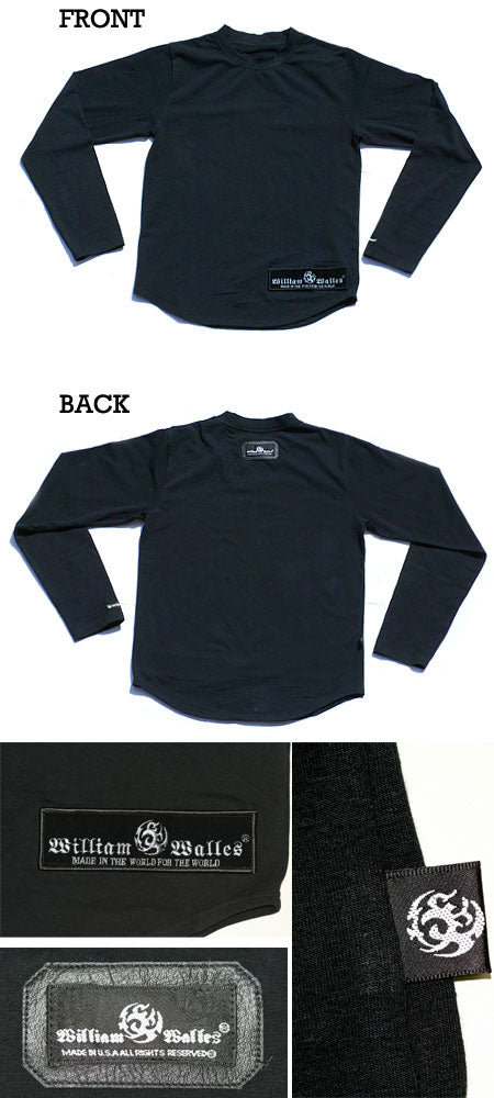 William Black Longsleeve Shirt Ｔシャツ
