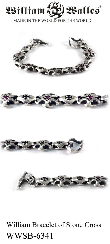 William Bracelet of Stone Cross