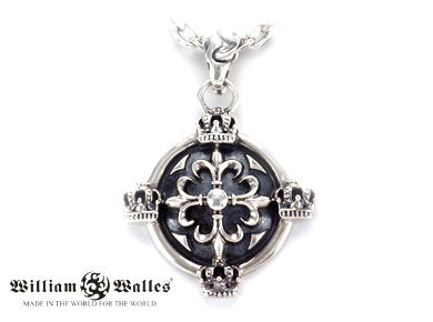 William Flower Crown Pendant シルバー ペンダント