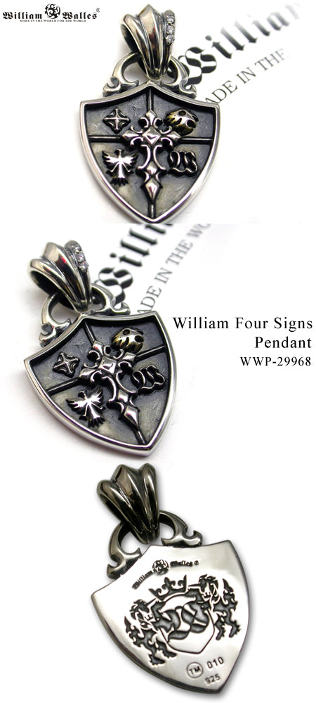 William Four Signs Pendant