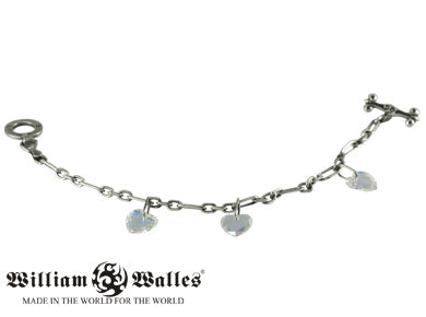 William Hanging Heart Bracelet