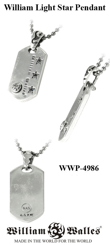 William Light Star pendant シルバー ペンダント