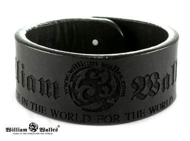 William Logo Armlet レザーブレスレット