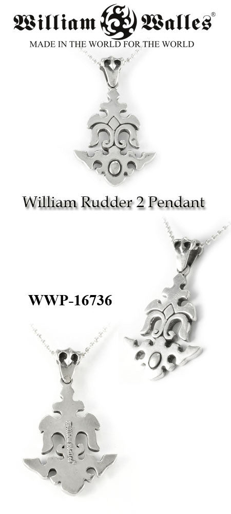 William Rudder 2 Pendant シルバー ペンダント