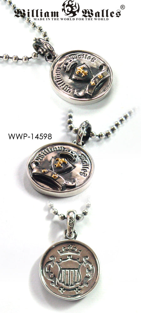 William Shield Coronet Pendant シルバー ペンダン&
