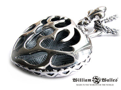 William Spoted Heart Pendant シルバー ペンダント