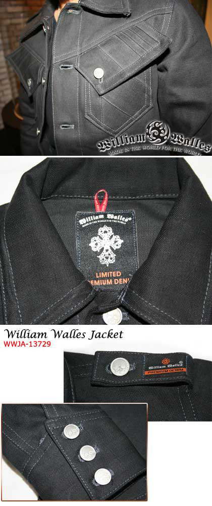 William Walles Black Jacket-Limited Edition レザー