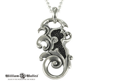 William Wave Side Pendant シルバー ペンダント