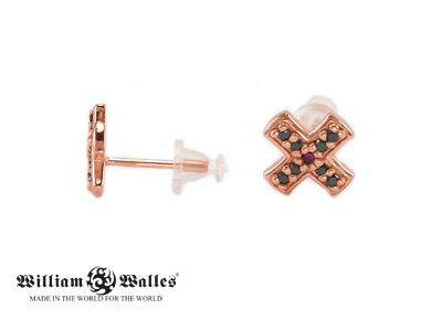 William X Earring シルバー ピアス