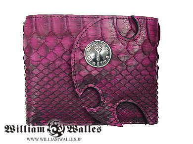 Red Tribal Snake Short Wallet - Limited Edition レ