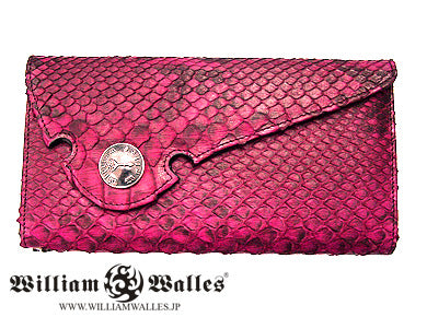 Red Tribal Snake Long Wallet - Limited Edition レ&