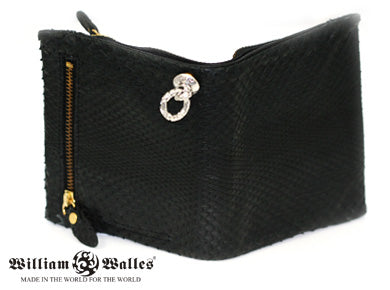 Paison Short Wallet Black レザー 財布 / ウォレット