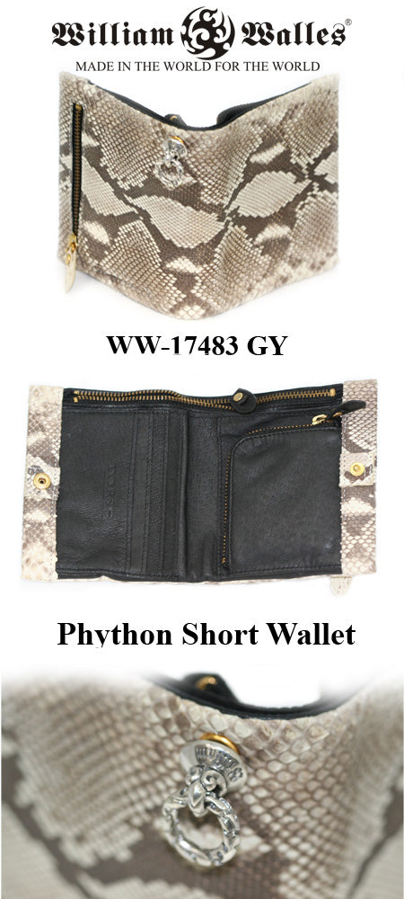 Paison Short Wallet Gray レザー 財布 / ウォレット