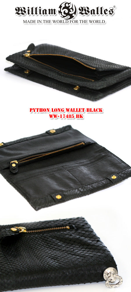 Paison Long Wallet Black レザー 財布 / ウォレット