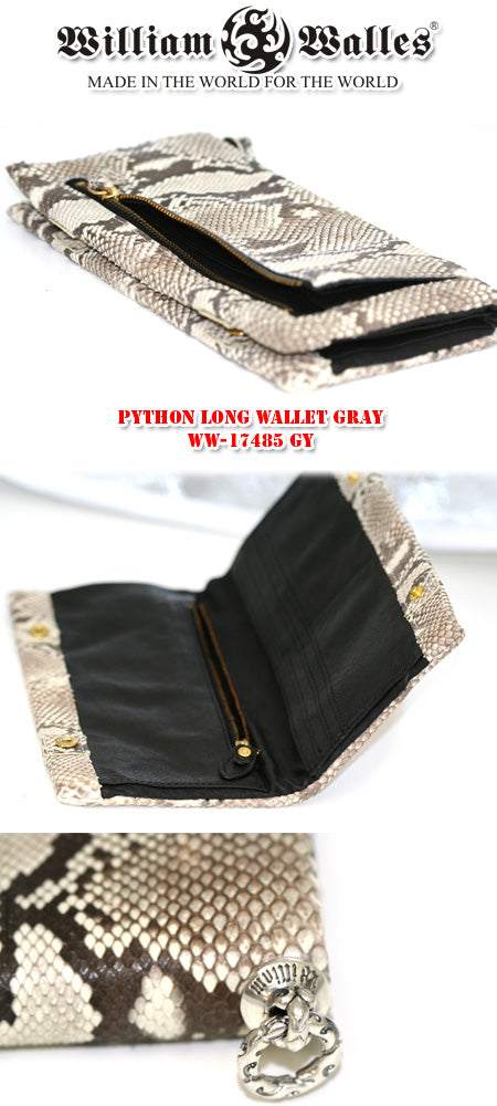 Paison Long Wallet Gray レザー 財布 / ウォレット