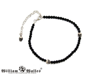 Black Spinnel Skull Bracelet I スピネル