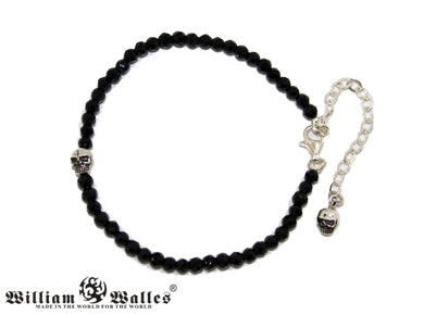 Black Spinnel Skull Bracelet II スピネル