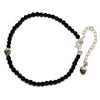 Black Spinnel Skull Bracelet II スピネル